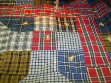 Free Tutorial - Men's Shirt Quilt by Nancy-Rose