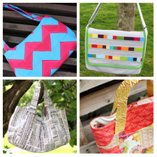 Free Tutorial - Natural Patchwork Hexagon Bag by Tamiko